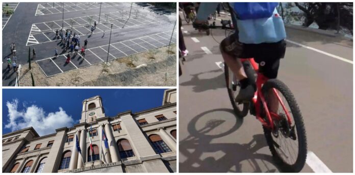 ciclabile in via Andreoli