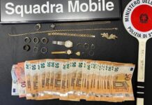 Sanremo, furto in casa ai danni di un’anziana: arrestata coppia del cuneese