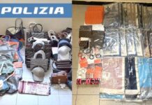 Ventimiglia, maxi sequestro di merce contraffatta al mercato del venerdì Merce contraffatta