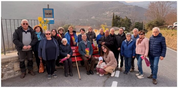 Panchina Rossa Pieve di Teco