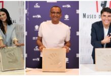 Il Museo del Festival di Sanremo si arricchisce con i calchi delle mani di Sal Da Vinci, Carlo Conti e Laura Pausini Museo Festival