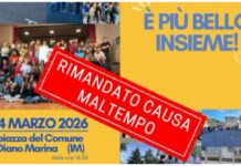 Diano Marina: annullato per maltempo l’evento dell’Azione Cattolica previsto oggi pomeriggio Azione Cattolica Diano Marina