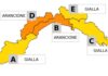 Meteo Liguria: allerta gialla sull’imperiese, arancione su centro ed entroterra di ponente fino a domani mattina