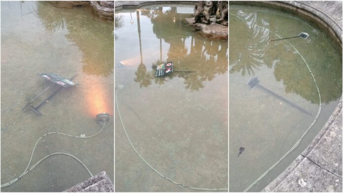 atti vandalici villa ormond