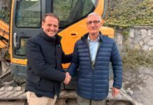 Olivetta San Michele, al via i lavori per l’arena degli eventi: posata la prima pietra