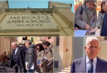 Imperia, avanti a ritmo serrato i lavori al mercato coperto Andrea Doria. Sindaco Scajola: “Conclusione lavori entro maggio” mercato andrea doria imperia - claudio scajola