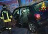 Incidente nella notte a Imperia: auto contro un muro, due feriti trasportati in ospedale