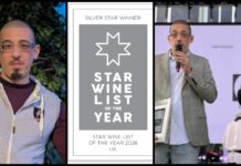 Dal Golfo Dianese a Londra, il bis di Paolo Pellegrino: ancora Stella d’Argento per la migliore carta dei vini italiani Pellegrino migliore carta dei vini