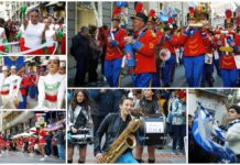 La sfilata delle bande fa fiorire di musica il centro di Sanremo sfilata bande sanremo