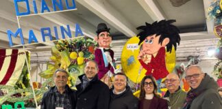 “Sanremo in Fiore” 2026, Diano Marina incanta con il carro omaggio a “Lascia o Raddoppia?”