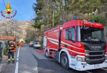 Incendio ad Aurigo, domate le fiamme a Guardiabella: concluse le operazioni