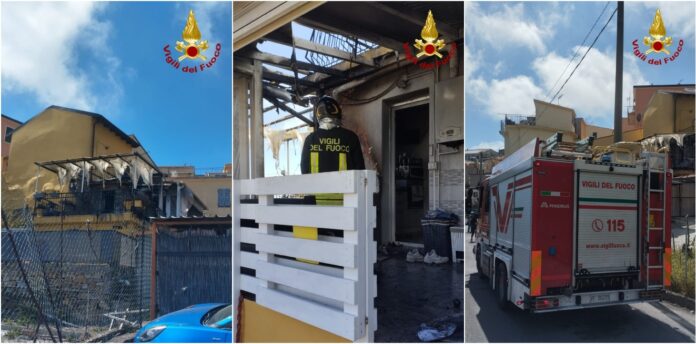 incendio vigili del fuoco incendio vigili del fuoco