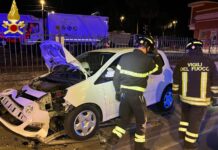 Sanremo, perde il controllo dell’auto e si schianta contro un muretto: illeso il conducente