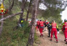 Cervo, biker ferita durante una gara: interviene l’elicottero Drago