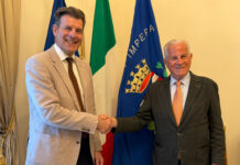 Imperia, il sindaco Scajola incontra l’ambasciatore svizzero Roberto Balzaretti