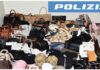 Ventimiglia: la Polizia di Stato sequestra circa 200 pezzi di pelletteria contraffatta Merca contraffata
