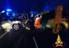 Incidente nella notte su Capo Berta: scontro tra due auto, tre giovani feriti