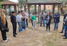 Sanremo, sopralluogo a Villa Peppina: i ragazzi propongono la riqualificazione del parco