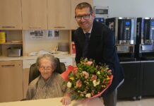 Sanremo, Bianca Vesco festeggia 100 anni: visita del vicesindaco Fellegara bianca vesco