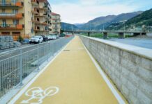 Taggia, chiude per una settimana il bypass ciclabile alla foce dell’Argentina pista ciclabile taggia