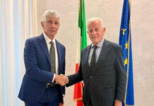 Il sindaco Claudio Scajola incontra il ministro dello Sport Andrea Abodi: ufficializzata la convenzione tra Comune di Imperia e FIN scajola - abodi