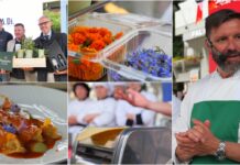 Aromatica 2026, Ivano Ricchebono conquista il pubblico con il cooking show “Cannellone tra terra e mare” aromatica cooking show Ricchebono