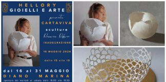 Dal 16 al 31 maggio Diano Marina ospiterà la mostra ‘Cartaviva’ di Rossana Rubino