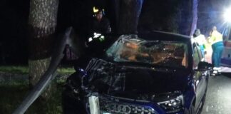 Incidente stradale all’alba su Capo Berta, intervento dei Vigili del Fuoco