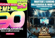 A Vallecrosia al Mare arriva la Festa d’inizio estate: due giorni di musica e spettacolo con “Remember 90” e “Dance Tarantella” eventi vallecrosia al mare