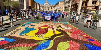 Diano Marina rappresenterà la Liguria alla Festa Nazionale delle Infiorate di Roma infiorata roma