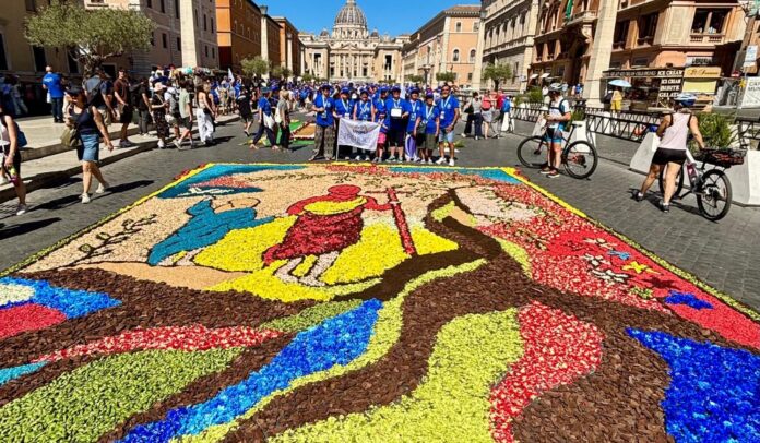 infiorata roma infiorata roma