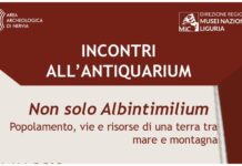 Ventimiglia: all’Area Archeologica di Nervia ‘Non solo Albintimilium – Incontri all’Antiquarium’ 'Non solo Albintimilium - Incontri all’Antiquarium' (1)