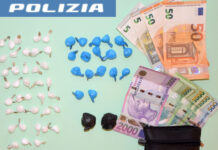Vallecrosia al Mare, arrestato con 57 dosi di cocaina nascoste nell’auto