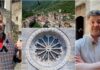 Pigna, restaurato il rosone della chiesa di San Michele Arcangelo rosone chiesa San Michele Arcangelo Pigna