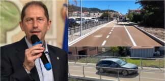 Ciclovia Tirrenica a Diano Marina, l’amministrazione comunale spegne le polemiche: “Obiettivo sicurezza” za garibaldi - pista ciclabile diano marina