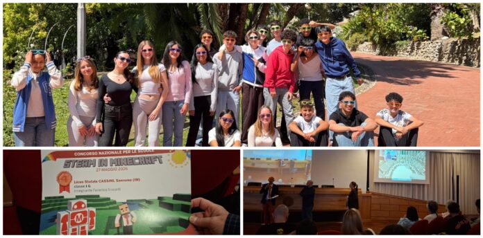 Liceo Cassini selezionato tra le classi finaliste e meritevoli, al contest nazionale STEAM in Minecr