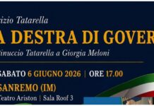 Sanremo: il 6 giugno la presentazione del libro ‘La Destra di Governo da Pinuccio Tatarella a Giorgia Meloni’