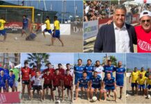 San Bartolomeo al Mare, i grandi campioni del calcio si sfidano sulla sabbia san bartolomeo beach soccer