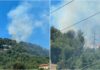 Incendio sulle alture di Imperia, fiamme minacciano alcune abitazioni a Borgo Sant’Agata incendio sant'agata imperia