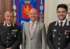 Il nuovo comandante dei Carabinieri di Ventimiglia Alta Massimiliano Sestili ricevuto dal sindaco Di Muro