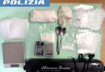 Ventimiglia, la Polizia sequestra 173 grammi di cocaina e arresta giovane pusher