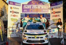 L’ospedalettese Alberto Siccardi trionfa al 54° San Marino Rally nella categoria CIAR Junior Siccardi a San Marino