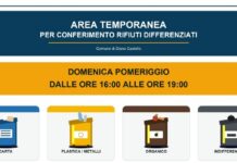 Diano Castello, conferimento dei rifiuti: attiva una postazione temporanea per turisti e proprietari di seconde case raccolta rifiuti