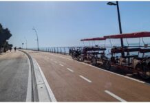 Imperia: sulla nuova Incompiuta arrivano cartelli informativi e più sicurezza con 400 metri di catena pista ciclabile incompiuta