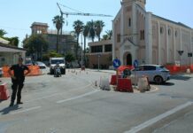 Sanremo, via della Repubblica: ristabilita la doppia corsia alla rotonda di San Martino