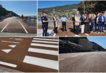 Inaugurato a Ospedaletti il completamento della pista ciclopedonale del lungomare
