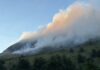 Imperia, incendio al Passo della Mezzaluna. In azione Vigili del fuoco, Protezione civile ed elicottero