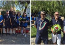 Campionati italiani di bocce a coppie, tre podi per la Bocciofila San Bartolomeo al Mare: oro per Pario e Viale Bocce San Bartolomeo