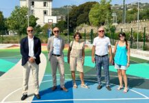 Sanremo, apre il nuovo campo da basket di Pian di Poma