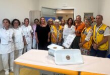 Sanremo, dal Lions Club Matutia una bilancia pediatrica per il Palasalute